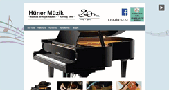 Desktop Screenshot of hunermuzik.com